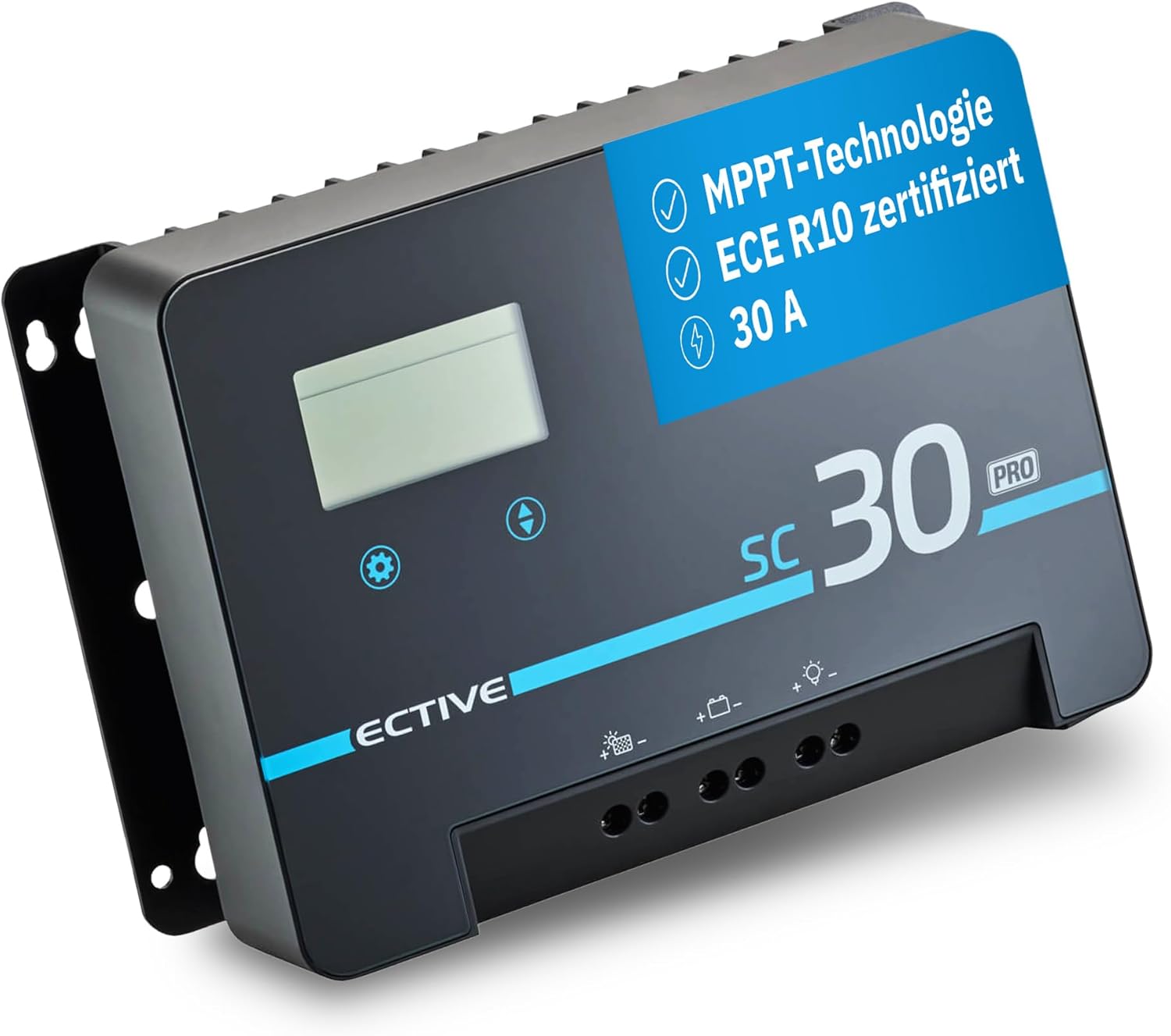 ECTIVE SC 30 PRO MPPT Laderegler 30A 100V Bluetooth ECE R10