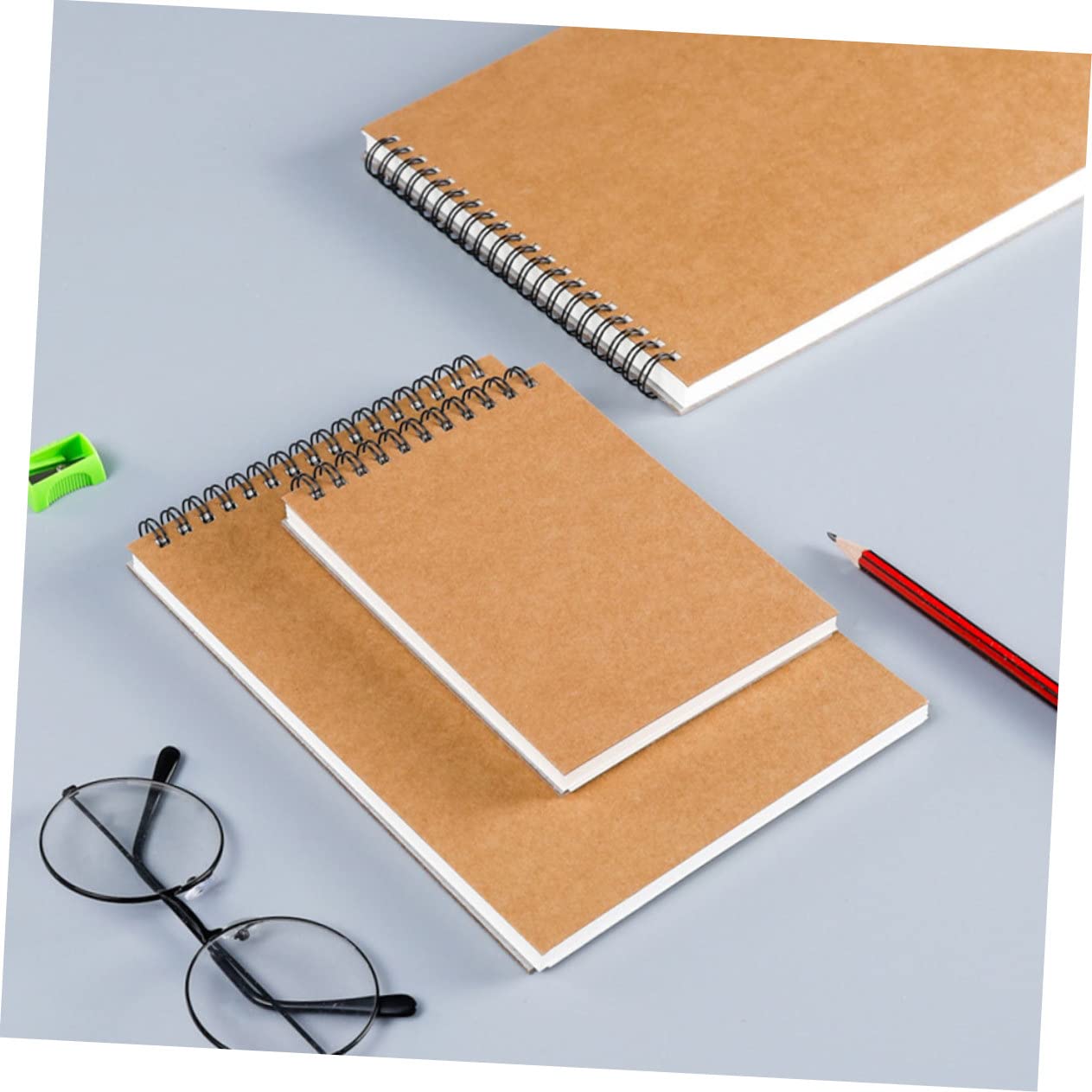 Quaderno per Disegnare Studente 2pezzi a Spirale, Pagine Bianche