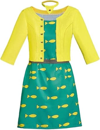 LoliMiss Womens Princess Carolyn Cosplay Costume Dress Outfits Full Set