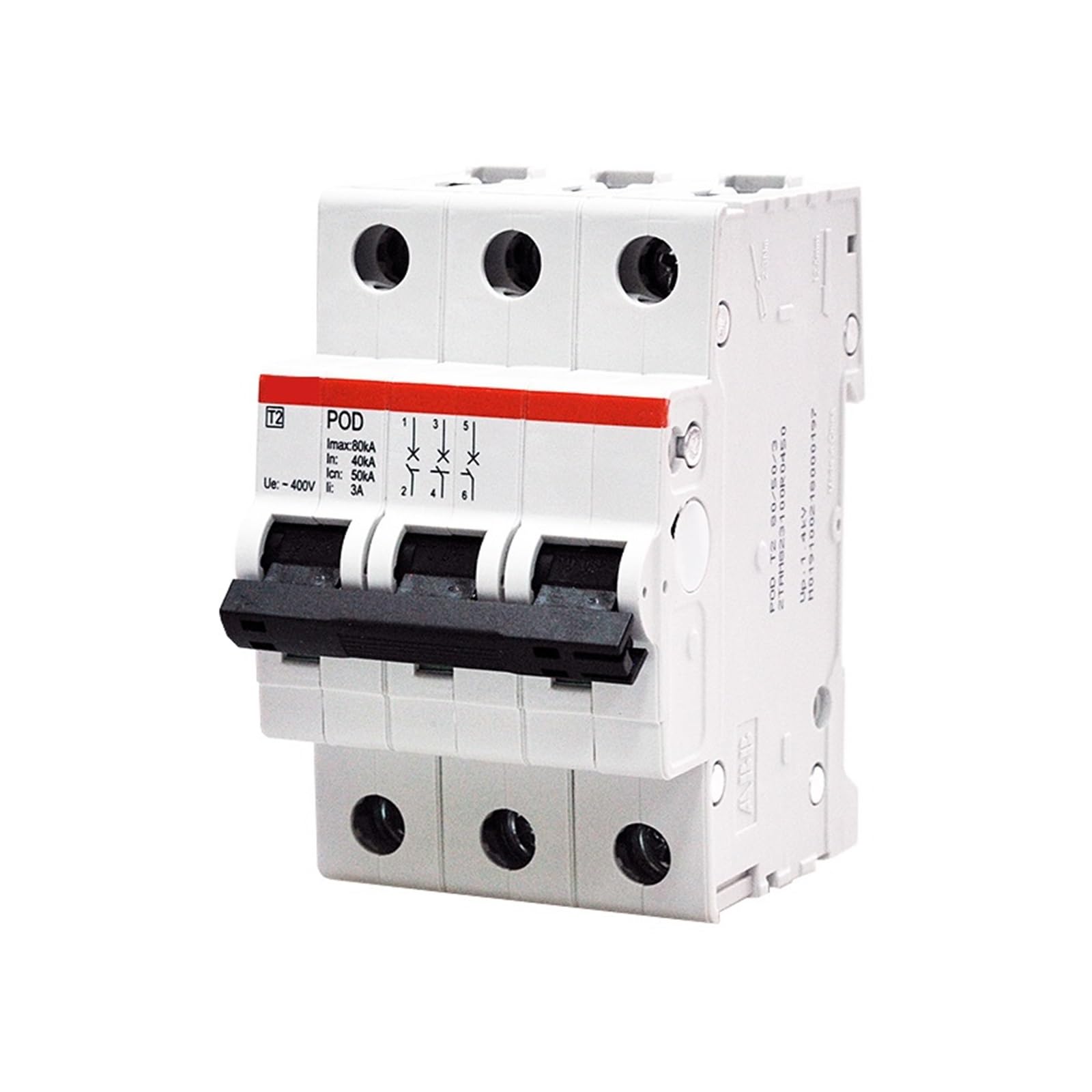Parasurtenseur POD T2 80/50/3 triphasé haute capacité décharge