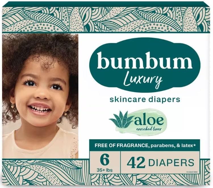 Bum~Bum Luxury Diapers Fragrance-Free, (Select for More Options) (Size 2)