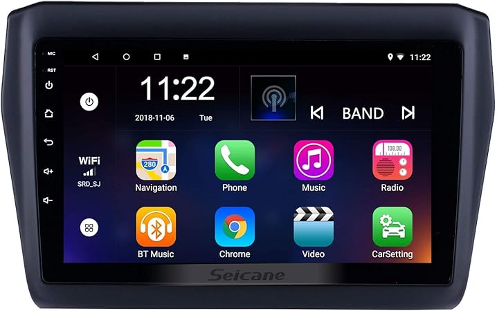 Amazon 9インチアンドロイド8 1カーステレオgpsナビゲーション用スズキスイフト17 19でbluetooth Usb Wifiサポートswc 1080 P オーディオ一体型ナビ 車 バイク