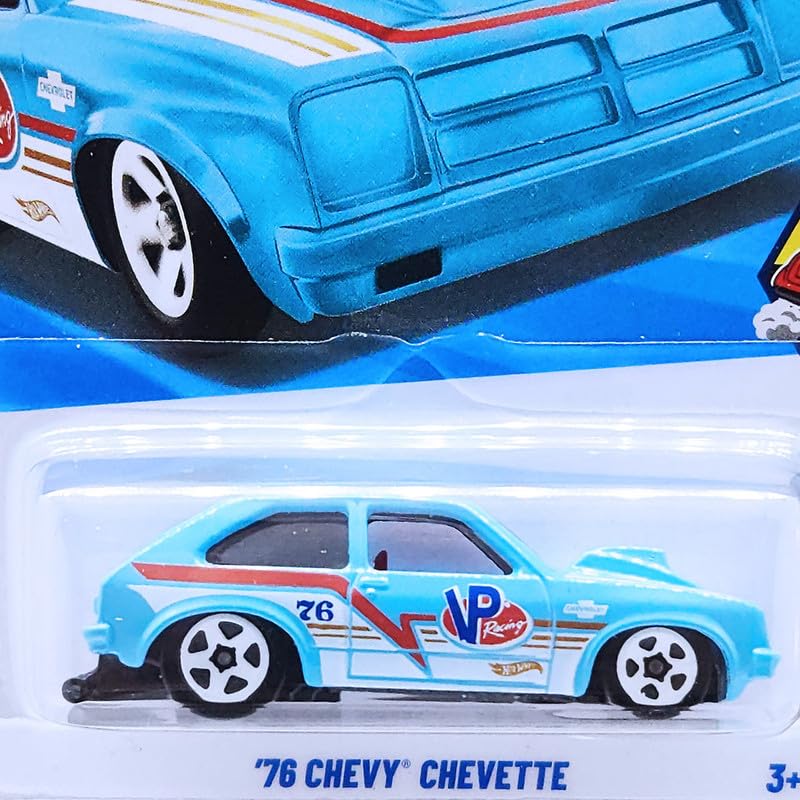 Image of Hot Wheels 76 Chevy Chevelle Drag Racers Ages 3 and Up 76 /250 (Blue)