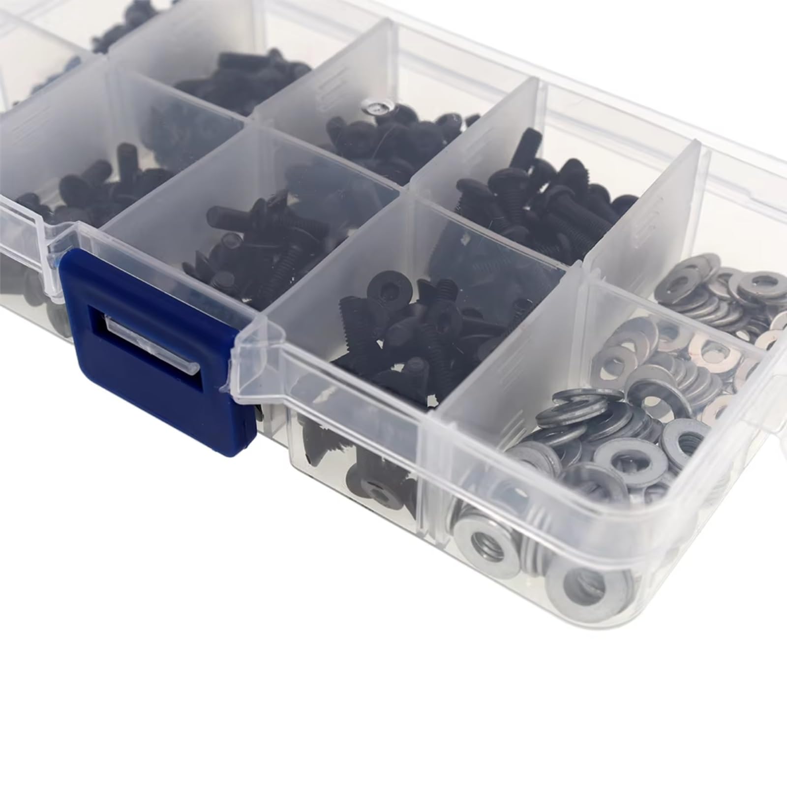 Piezas Vehículos RC para Traxxas para Axial para Redcat para HSP para HPI para Arrma para Losi 1/8 1/10 340 Piezas Auto M3 M4 para Perno Arandela Hardware Sujetador RC Tornillo Caja Kit