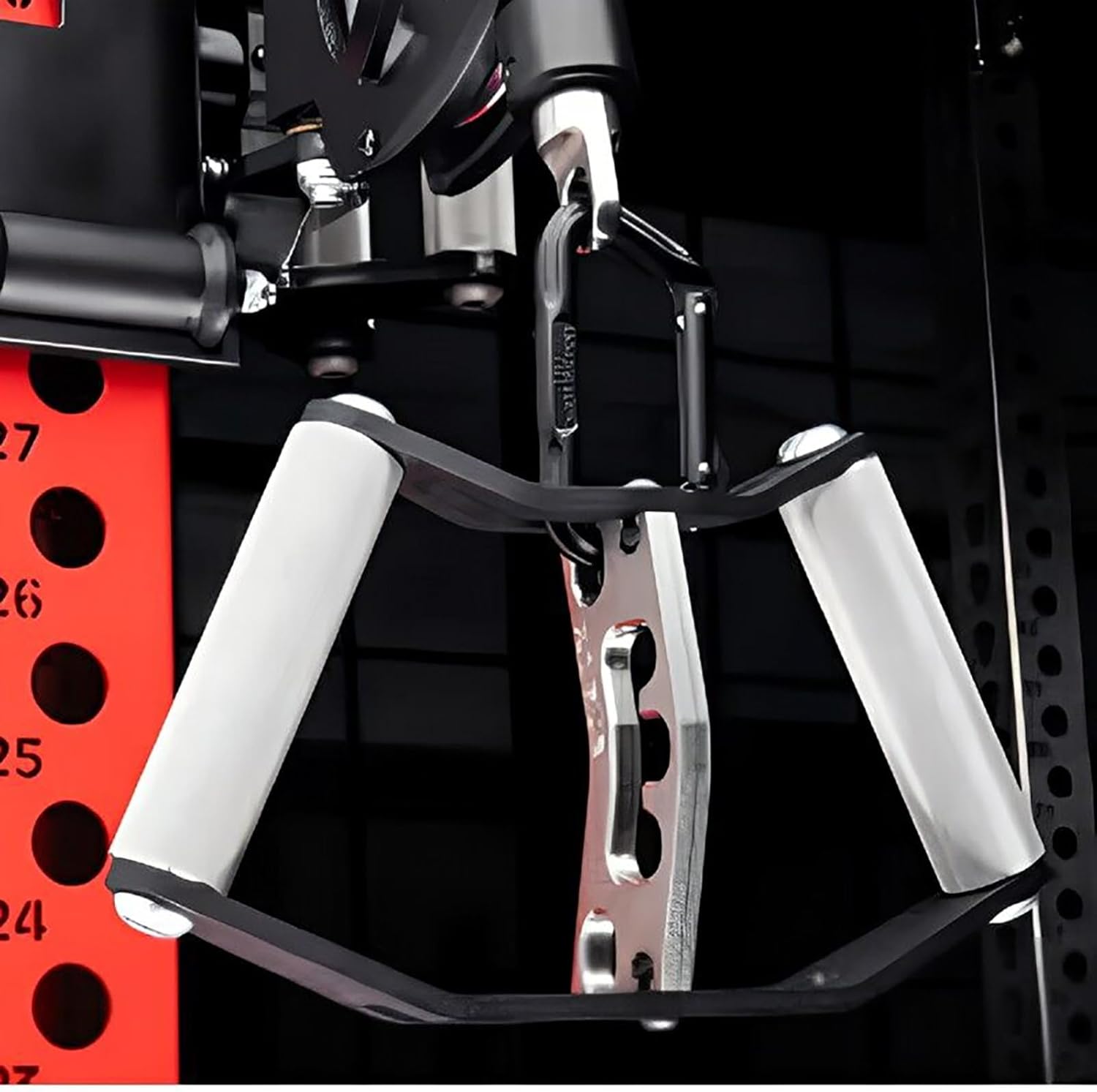 Multi-Exerciser Cable System, LAT Pulldown Machine for Back Training, Versatile Strength Training Equipment for Home Gym, Adjustable Resistance and Compact Design