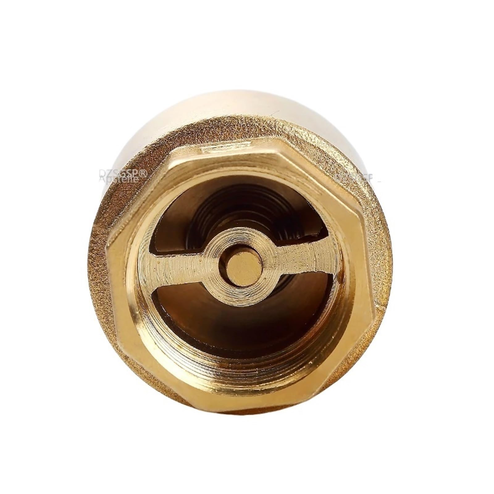 BALYDLUL 1pcs DN15/DN20/DN25 Brass Female Thread In-Line Spring Check Valve 25mm Diameter 200WOG(3l4 Inch)