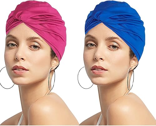 Gorro de baño para mujer, gorro de natación elástico, gorro de natación largo y corto, plisado, gorro de natación anudado, gorro suave no impermeable