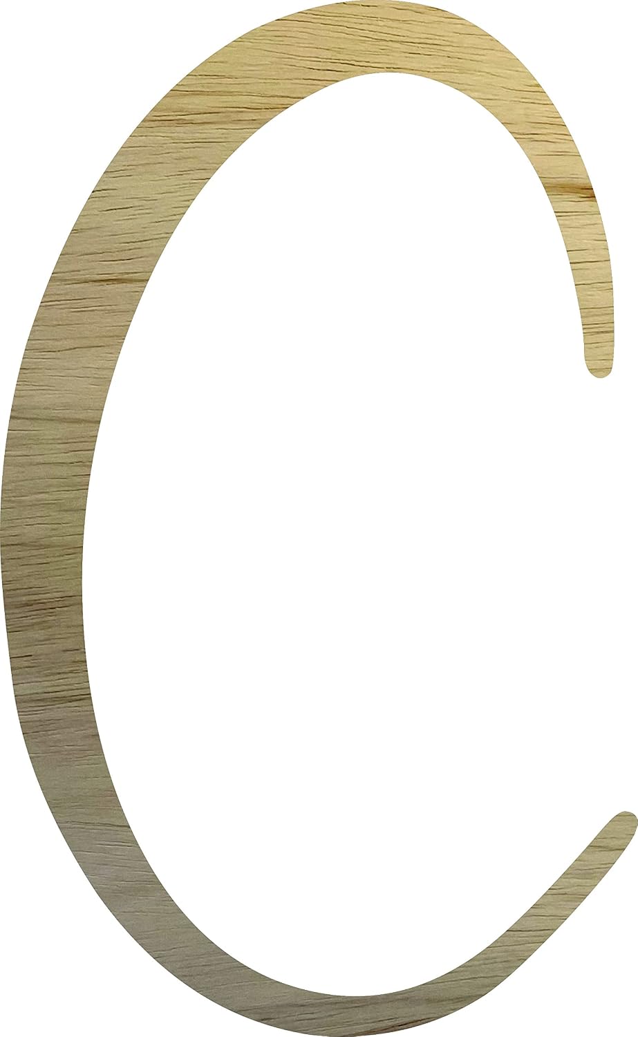 9" Unfinished Wood Letter 9" Blank A Snowyland Font