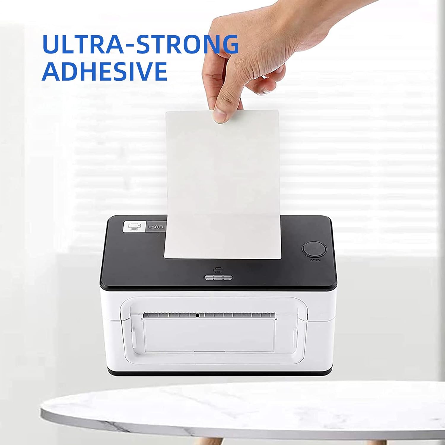 AKOGIRSE 4"x6" Direct Thermal Shipping Labels, 1000 Labels/4 Rolls(250 Labels per Roll), Perforated Mailing Postage Label, Thermal Label Paper Roll Compatible with MUNBYN Rollo Zebra, Strong Adhesive : Office Products