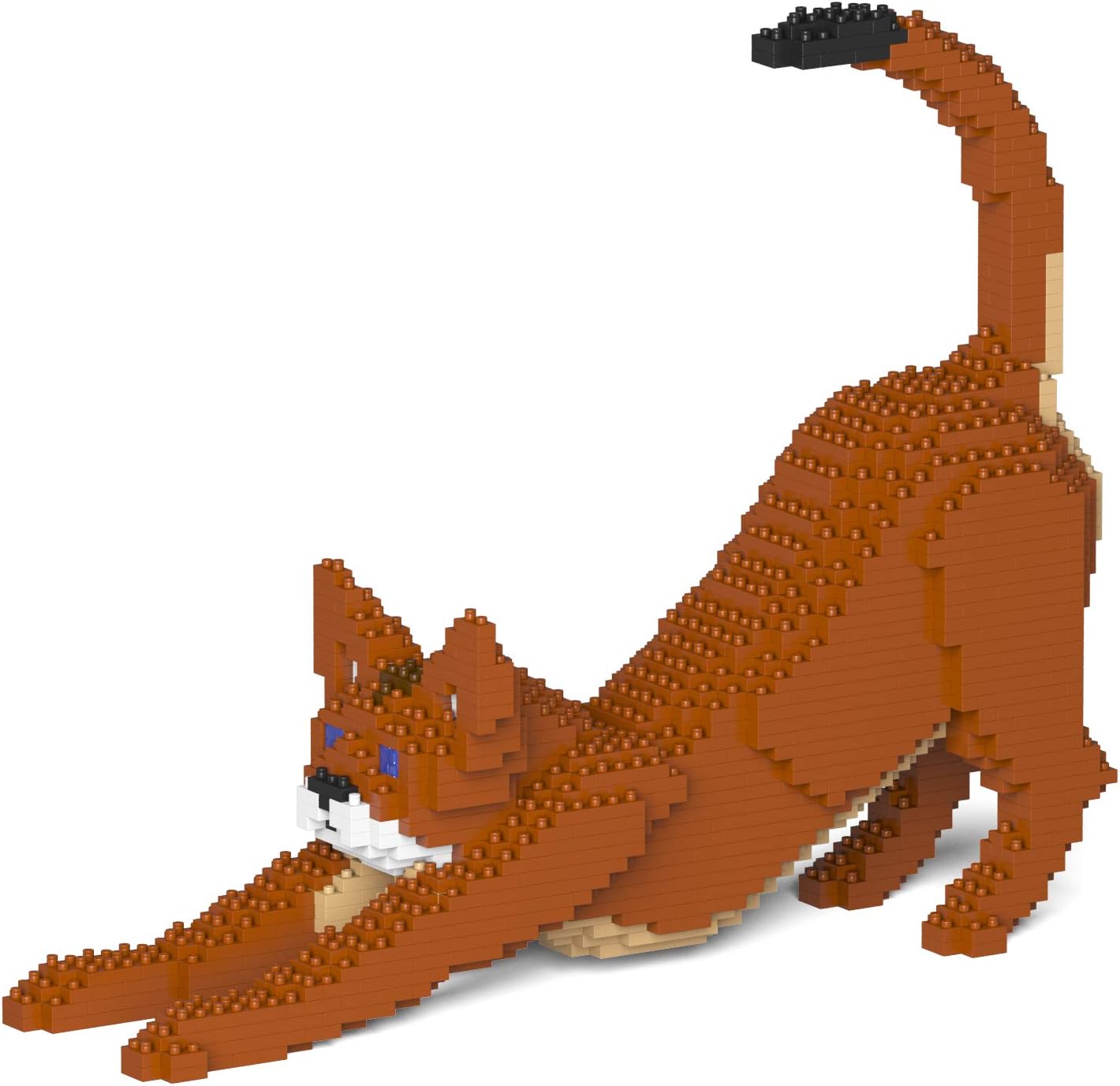 JEKCA Abyssinian Cat 04S | Cat Plastic Building Blocks | Age 14+