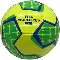 BOLA FUTEBOL FIFA Mundial Copa 2026 | LICENCIA FIFA® (Blanco-Azul-Verde, N°5