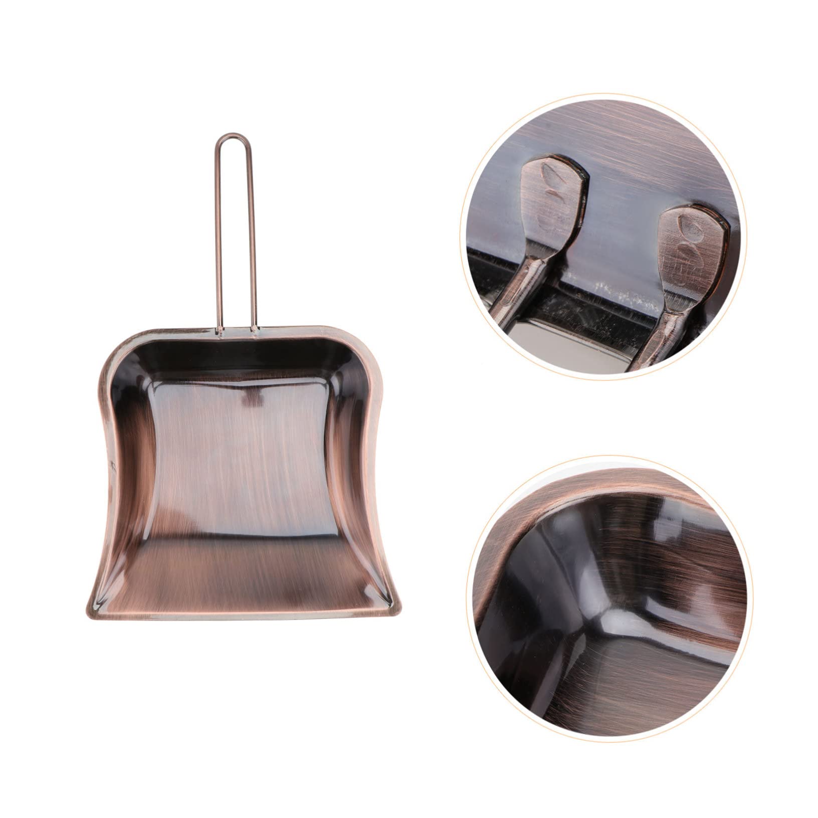 Tofficu Stainless Steel Dustpan Heavy Duty With Comfort Handle Mini Desktop Dustpan Heavy Duty Metal Dustpan Kitchen Dust Pan Home Dusting Cleaning Tool 17822 - View #3