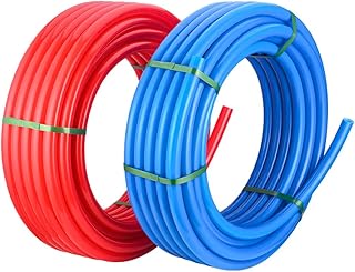 EFIELD 1/2-inch 2 x50 ft Pex-A Pipe, Blue & Red 100 ft Length for