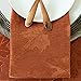 Benson Mills Harvest Legacy Damask Fabric Cloth Napkins for Fall, Harvest, and Thanksgiving Tablecloths (Rust/Burnt Orange, 18