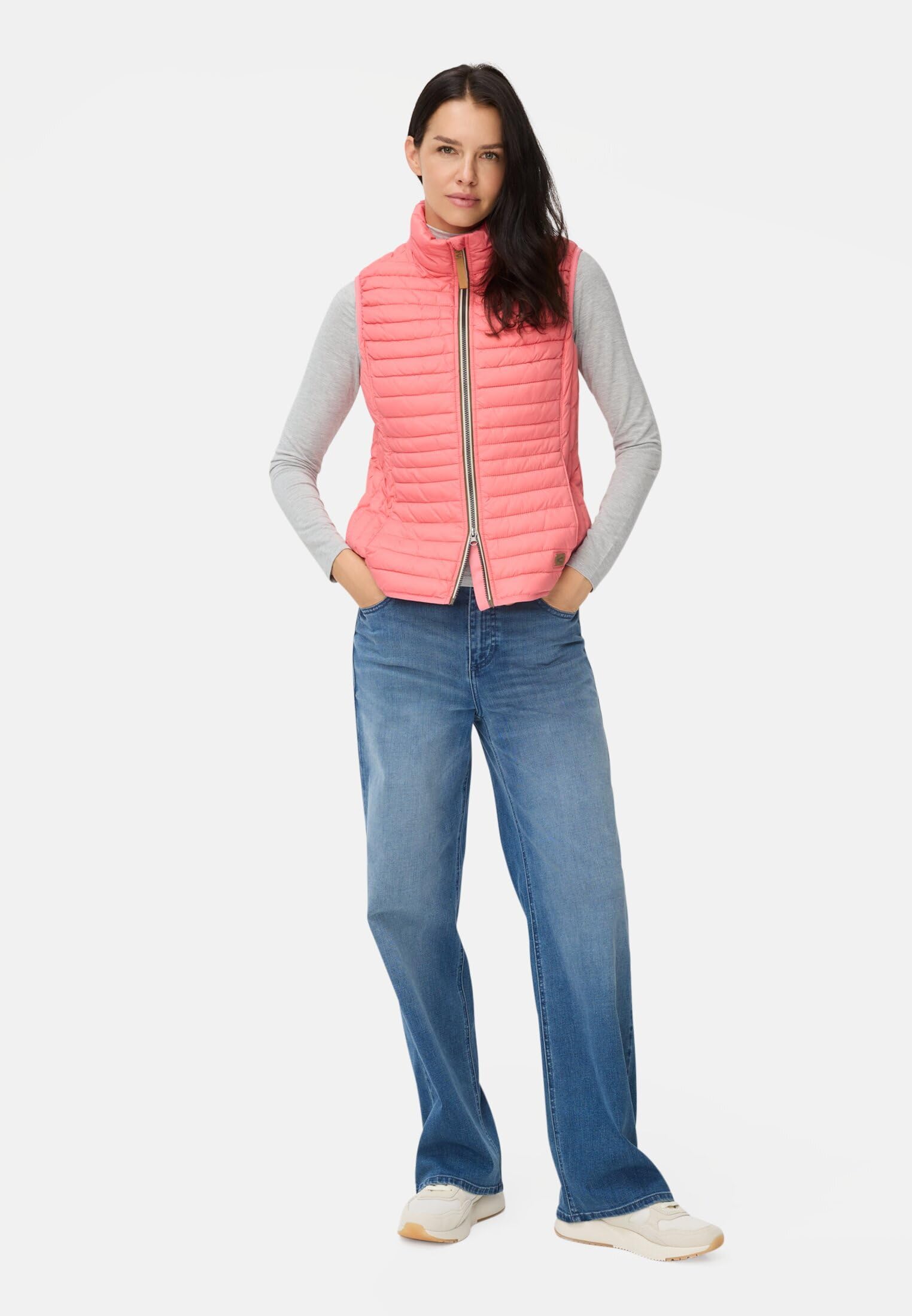 camel active Damen Steppweste mit reflektierenden Details