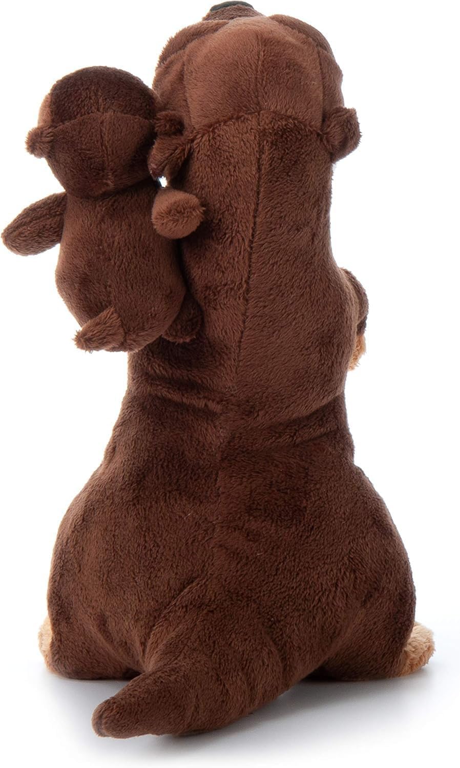The Petting Zoo Mom and Baby River Otter Stuffed Animal, Gifts for Kids, Pocketz Zoo Animals, River Otter Plush Toy 11 inches