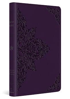 ESV Large Print Value Thinline Bible TruTone, Lavender, Filigree Design