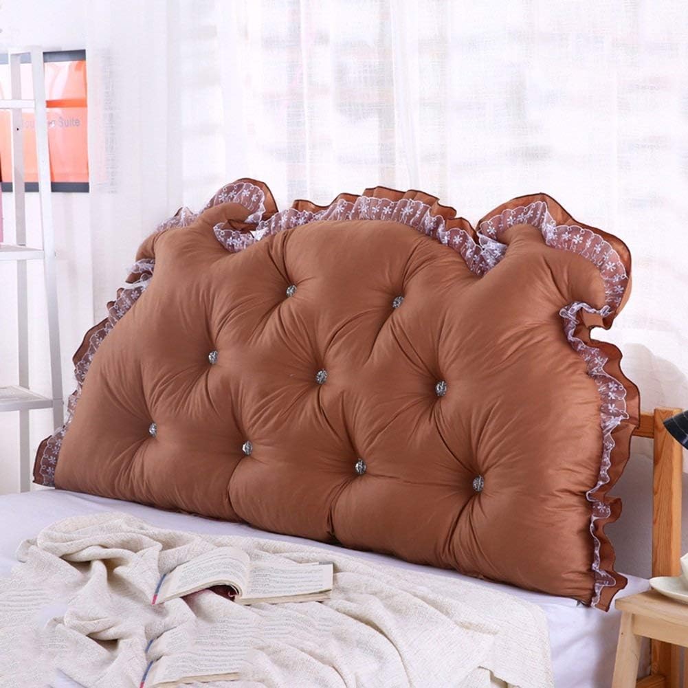 Headboard Bedside Cushion Pads Cotton Soft Case Large Back Waistguard Neck Guard Highly Flexible, 6 Colors (Color : 1#, Size : 100 × 15 × 70cm)