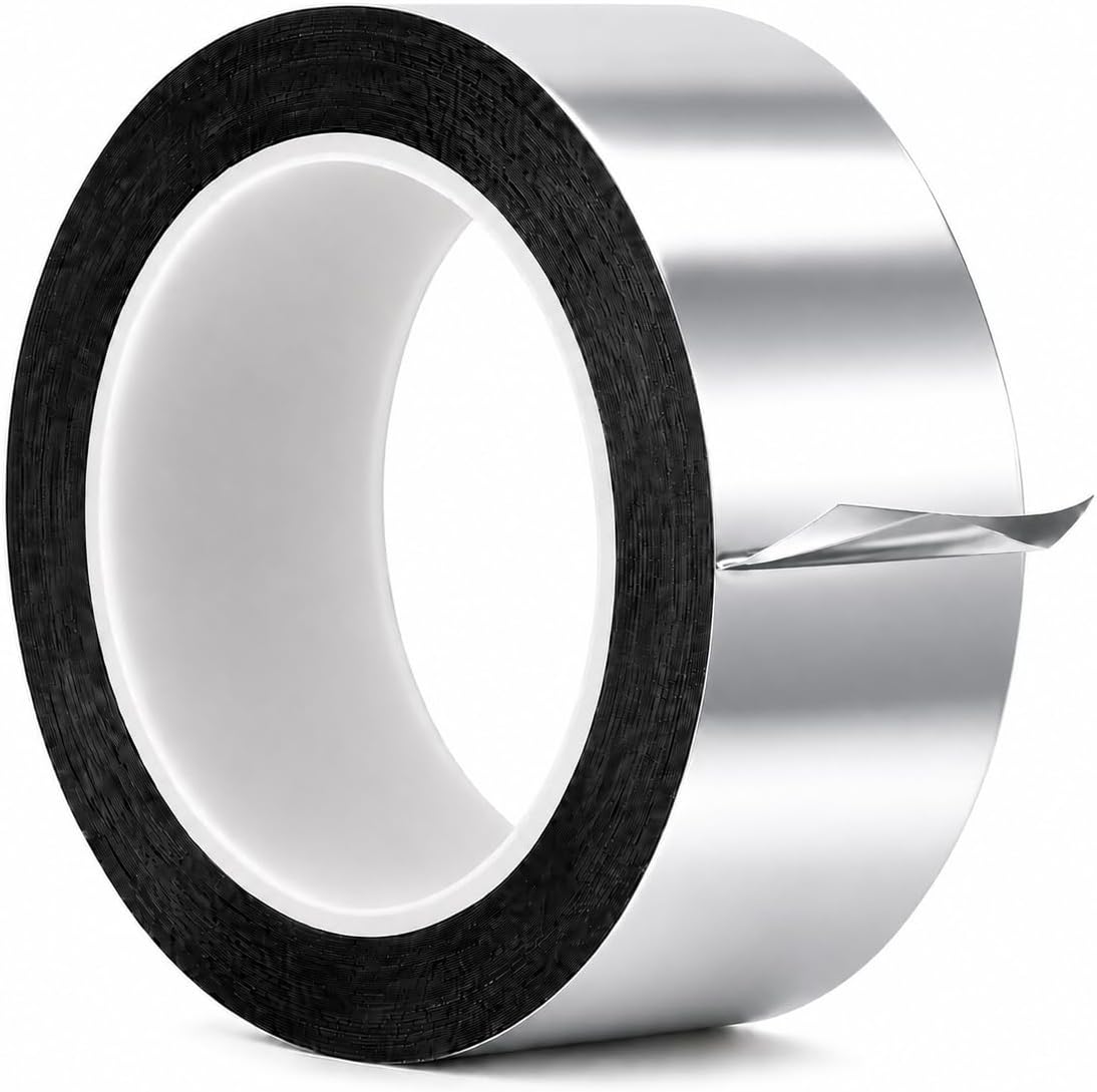 MMYP-1 Silver Metalized Polyester Film Tape, 2 Inch x 72 Yds | Decorative Mylar Film; Accent Walls and Trim; Automotive Pinstriping; Graphic Arts, Signage, Crafts, Displays and Splicing