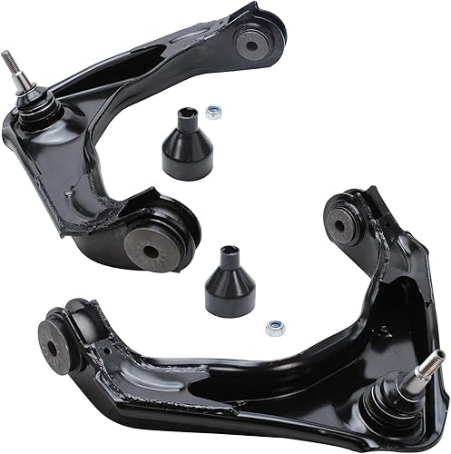 Miniatura 53 de Detroit Axle - Brazos de control superior delanteros RWD con juntas esféricas, kit de reemplazo para Dodge Ram 1500 2500 3500 de 1994 1995 1996 1997