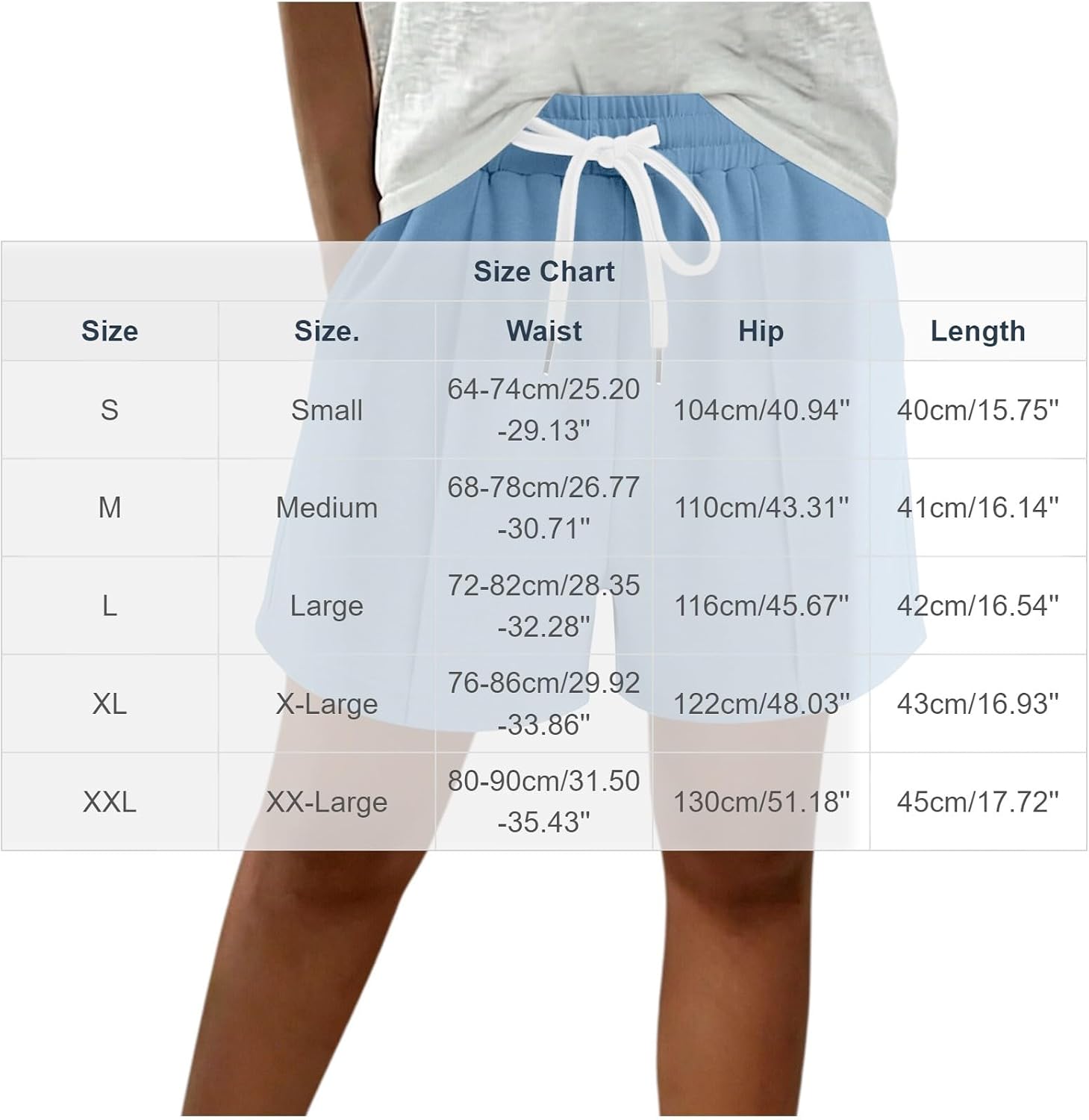 Womens Sweat Shorts Summer Workout Running Athletic Casual Soft High Waist Drawstring Lounge Shorts with Pockets