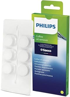 CA6704/10 Coffee Oil Remover, 6 Tablets for Philips, Saeco and Other Fully Automatic Coffee Machines