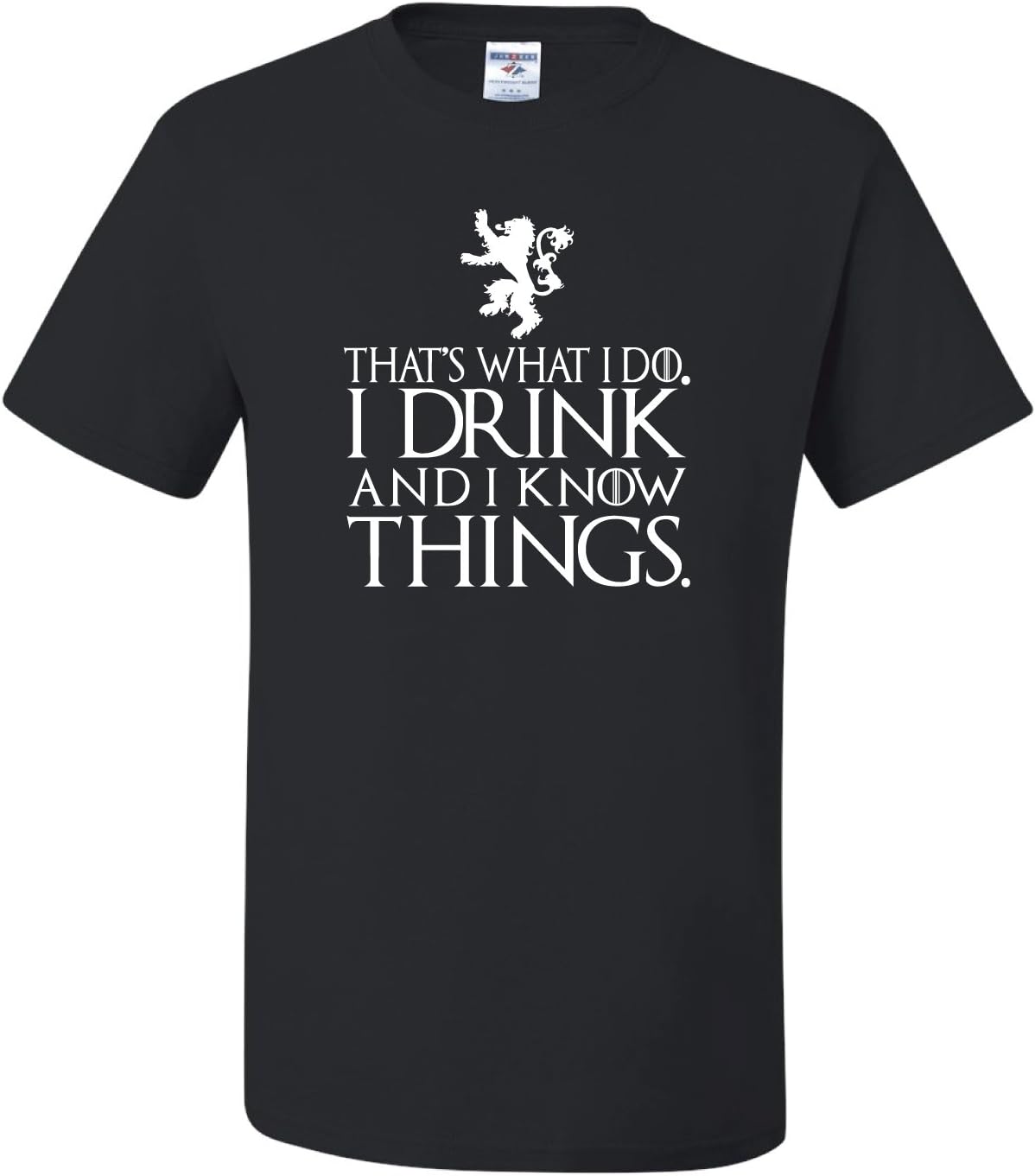 I Drink and I Know Things Men's T-Shirt Game of Thrones Tyrion Graphic Tee