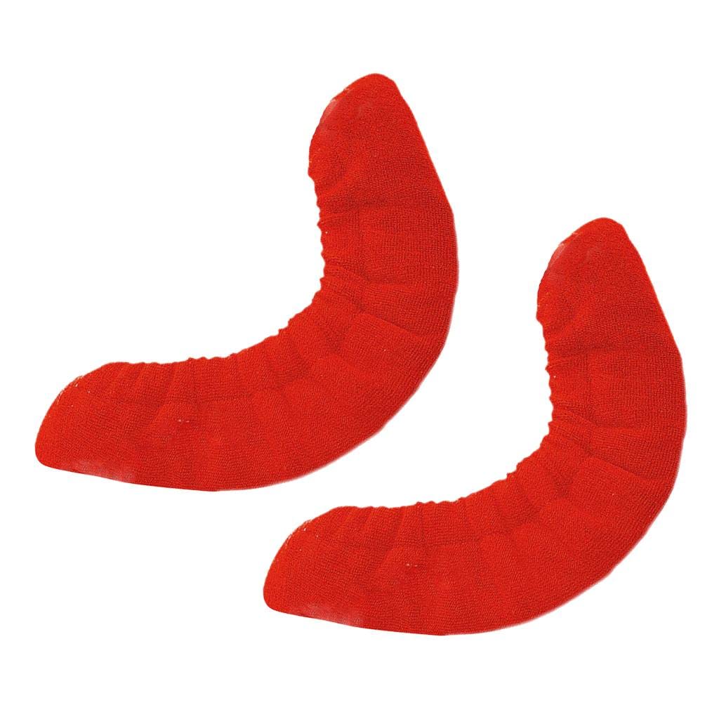 10 Set Schlittschuhe Kufen Cover Jacke Soaker Guard für Eiskunstlauf Rot M