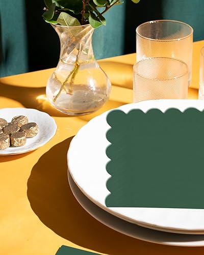 Miniatura 7 de qiqee Servilletas de cóctel Morandi Colors de 5 x 5 pulgadas, desechables, para bodas, cenas, fiestas de cumpleaños, postre, servilletas de papel