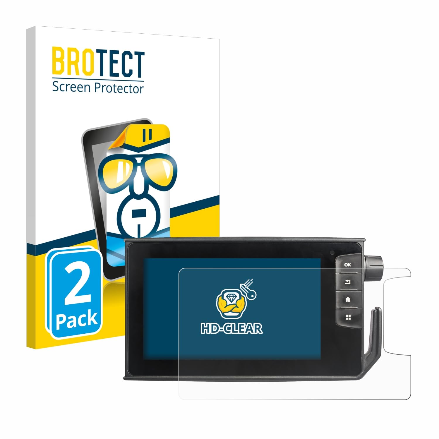 brotect Pellicola Protettiva per Valtra SmartTouch Terminal Protezione Schermo (2 Pezzi) [Trasparente, Anti-Impronte