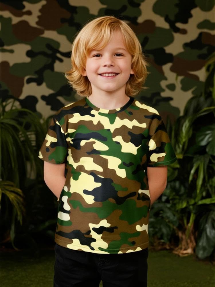 COSLAND Boys' Animal Print T-Shirt Kids Novelty Tee, X-Small-Large - Image 5