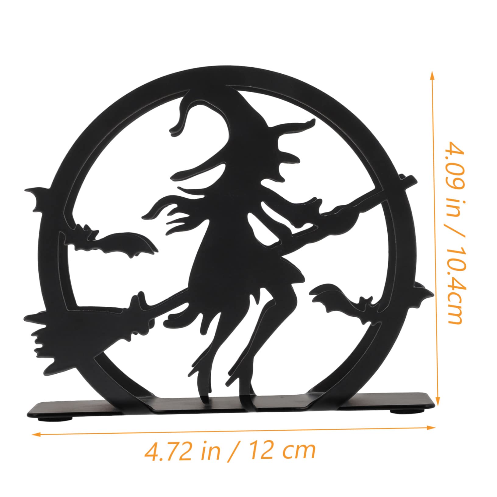 Ciieeo 5 Piezas servilletero de bruja servilletero dorado Servilleta decoración de halloween decoración para halloween antiguo soporte para toallas de papel forjado