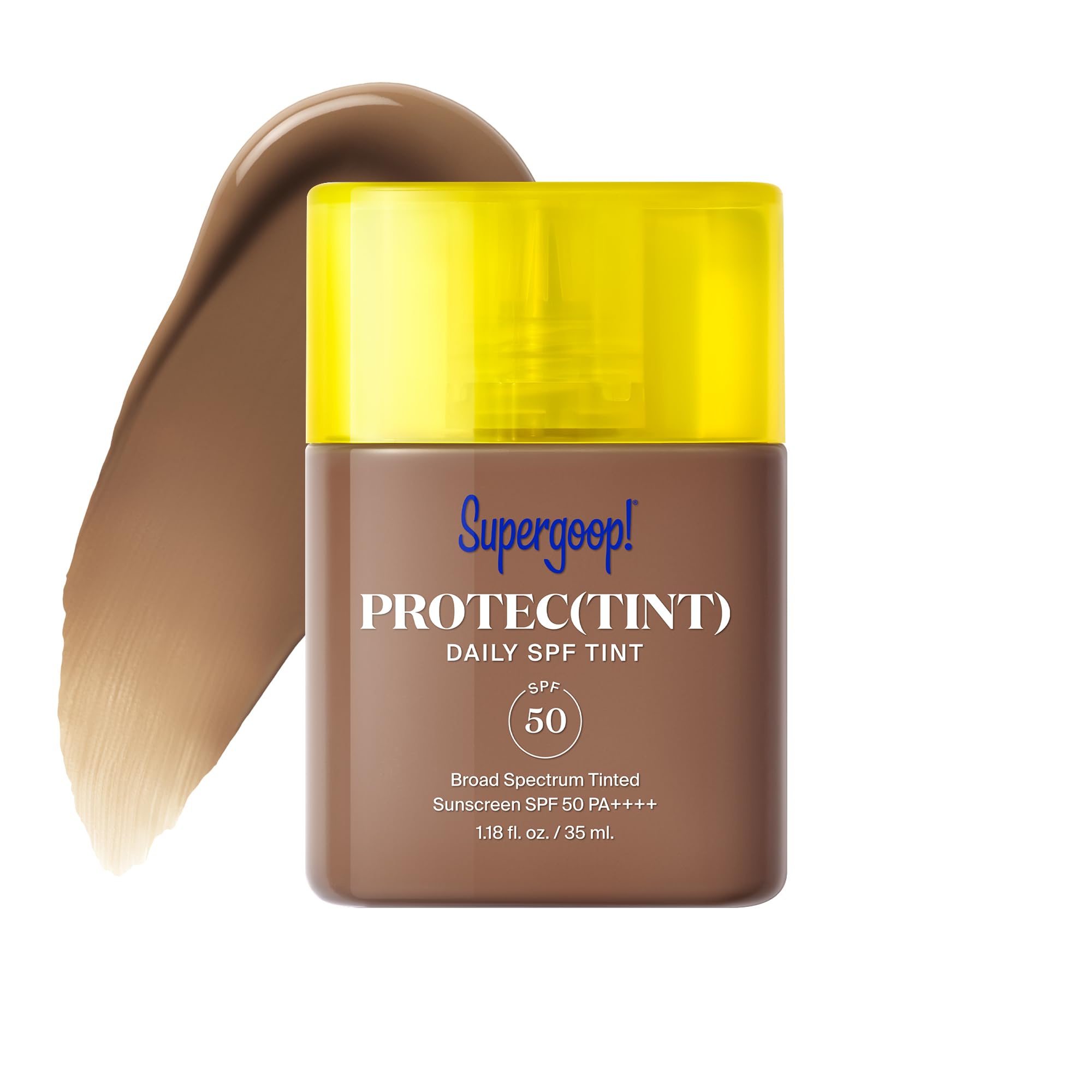 Supergoop! Protec(tint) Daily Skin Tint SPF 50 - 42C - Light, Buildable Coverage for Immediately Smooth, Even-Looking Skin - Natural Finish