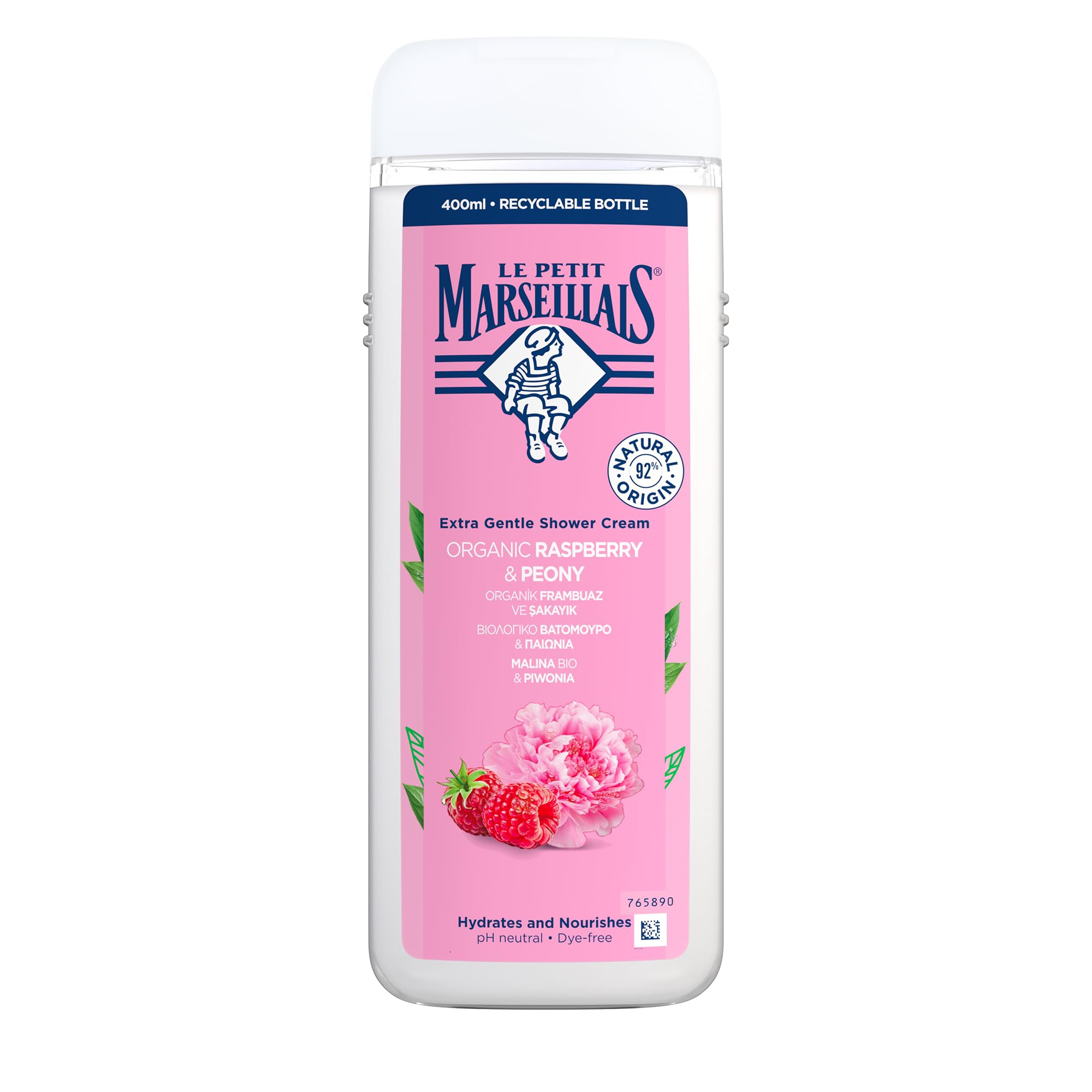 Le Petit Marseillais Frambuaz ve Şakayık Duş Jeli 400 ml