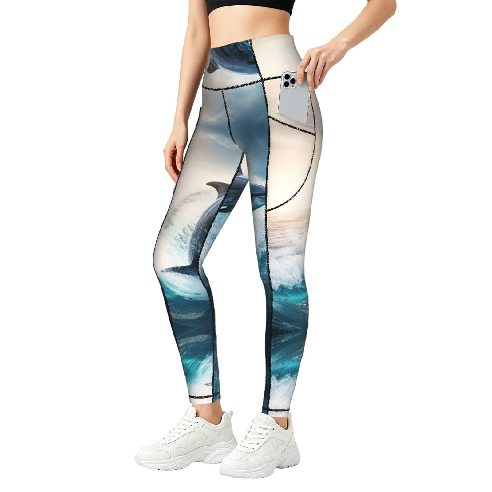Pantalones de entrenamiento elásticos para natación de mujer 8