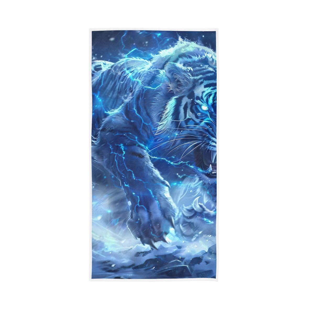 HUYGD Rainy Day Animal Hand Towels, Lightweight Towels for Bathroom, Gym, Hotel, Spa 15 x 30 Inches