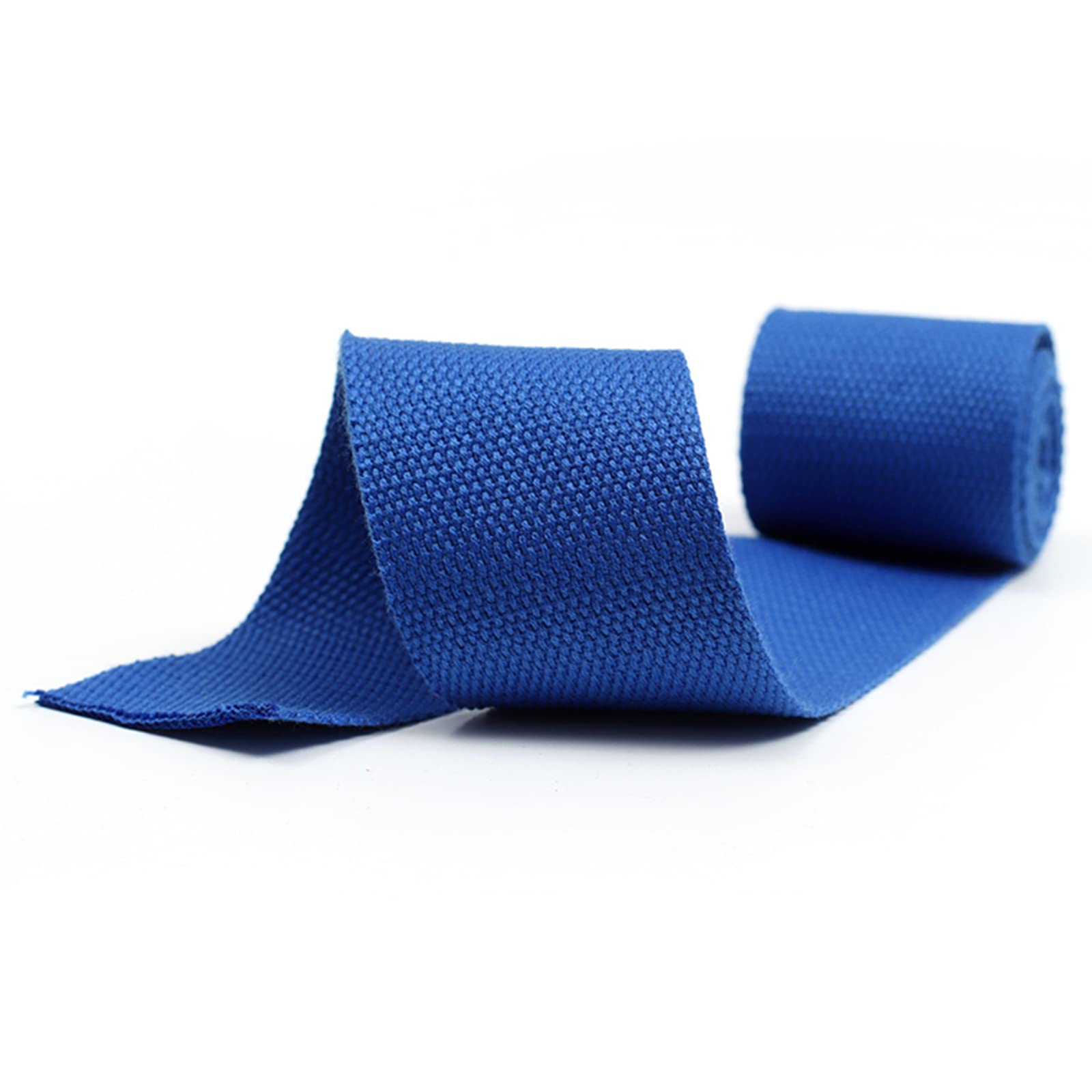 Correa de Nailon de Gran Resistencia, Correa de Correas de algodón de éster de 38 mm, Multicolor, 5-20 Yardas(Blue,38MM x 20Yards)