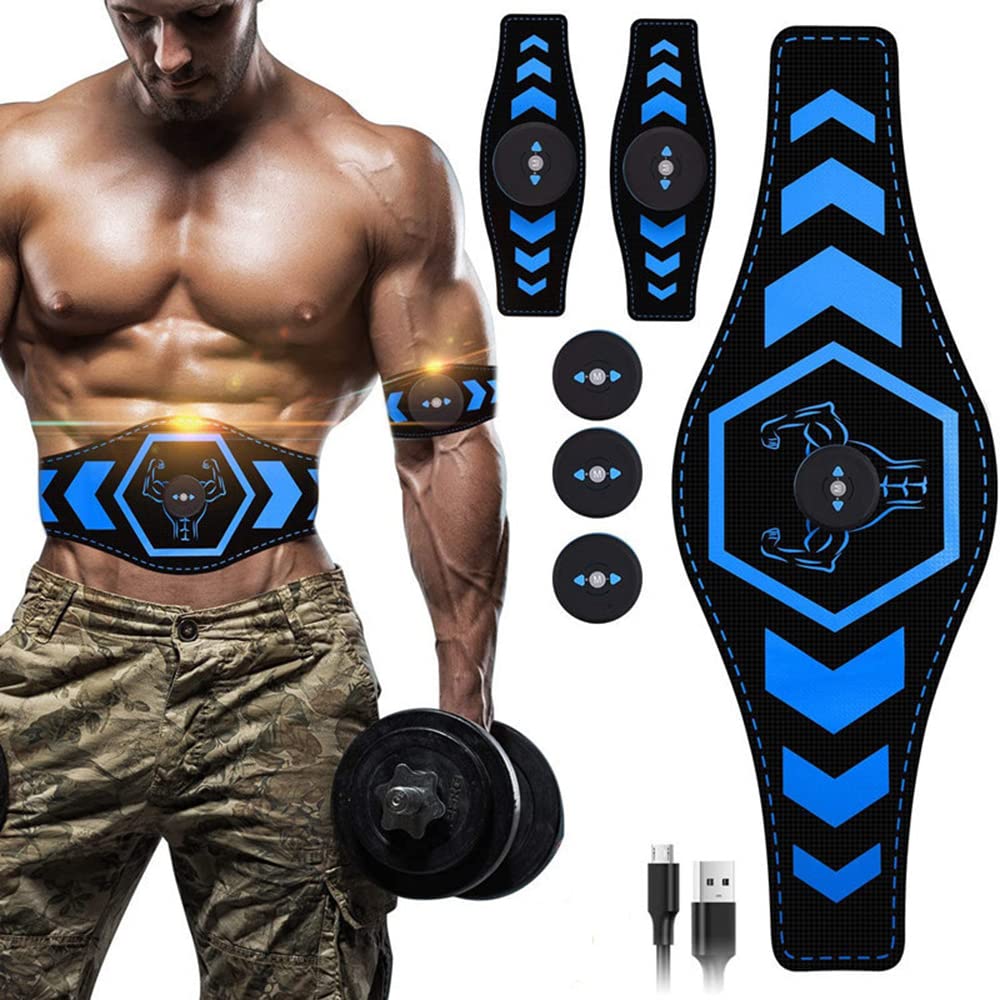 Stymulator mięśni brzucha EMS Trener USB Connect ABS Sprzęt fitness Sprzęt Treningowy Mięśnie Elektrostymulator Masaż Toner