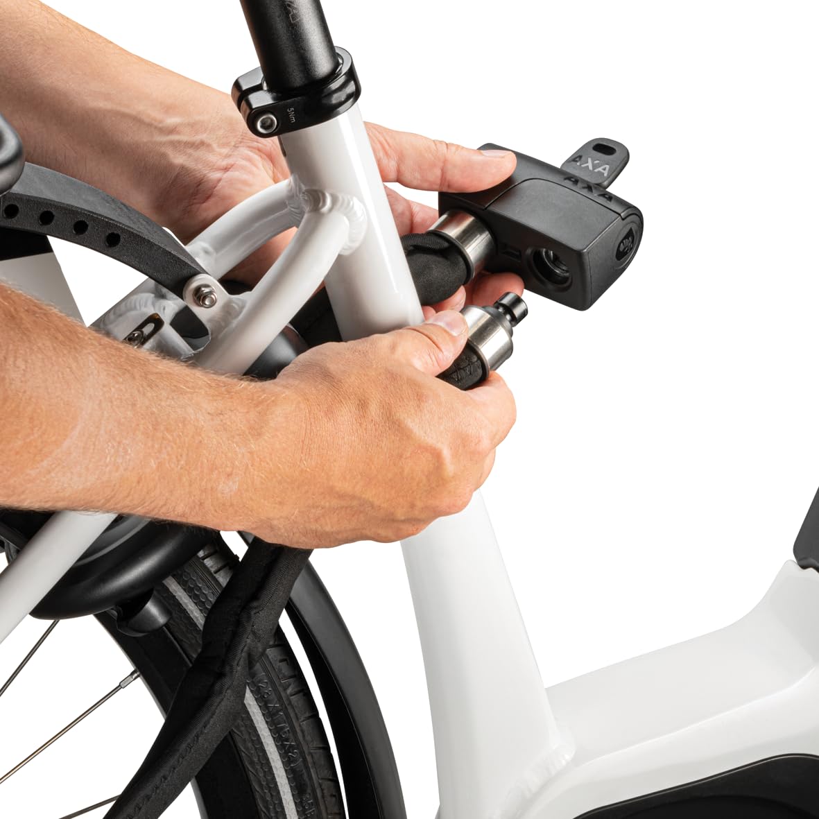 AXA Foldable 8-100 – Antivol Pliable pour vélo – Longueur : 100 cm