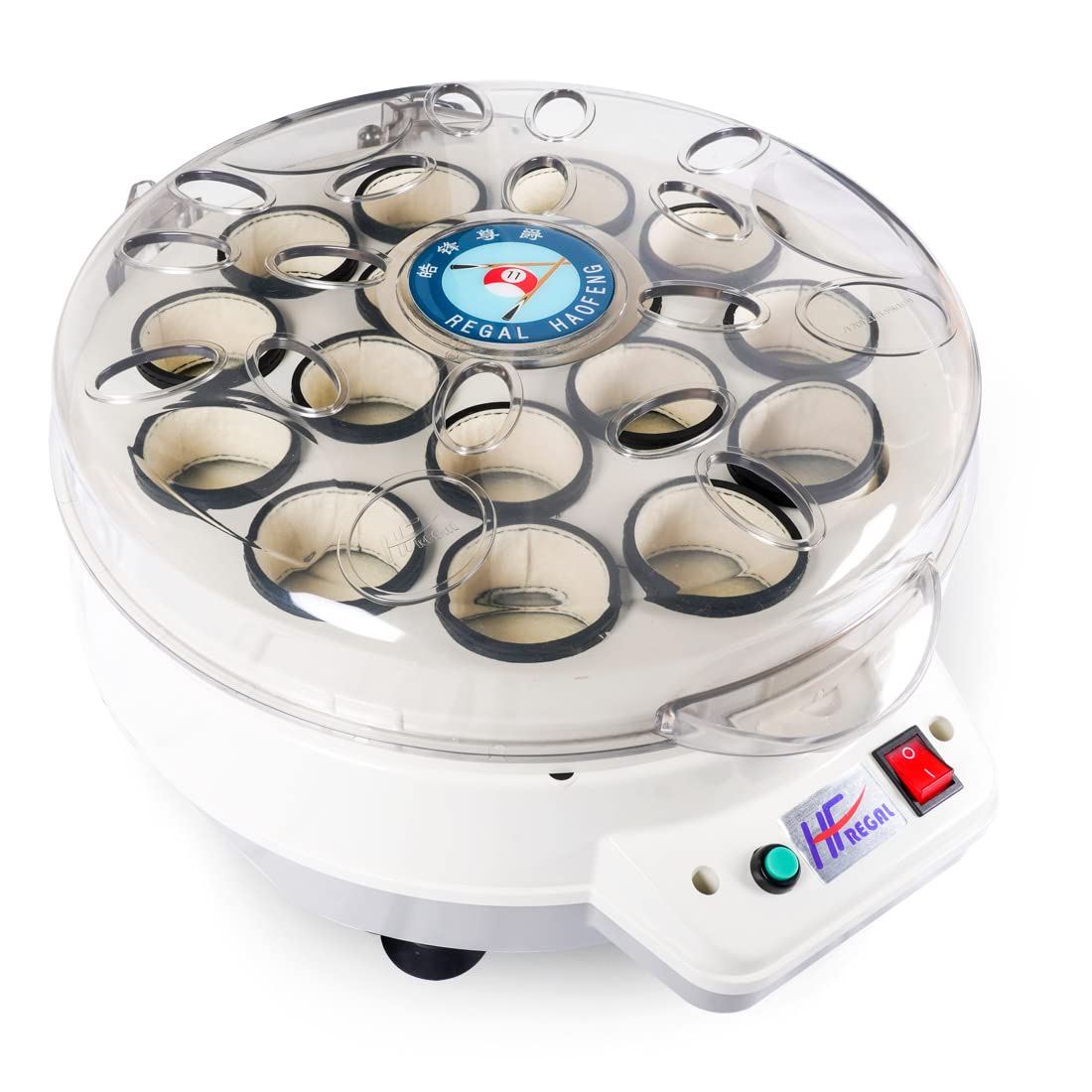 KONLLEN Pool Ball Cleaner Machine Billiard Ball Cleaner Pool Balls Cleaning Billiard Balls Automatic for Snooker Pool Ball Cleaning Machine 110v