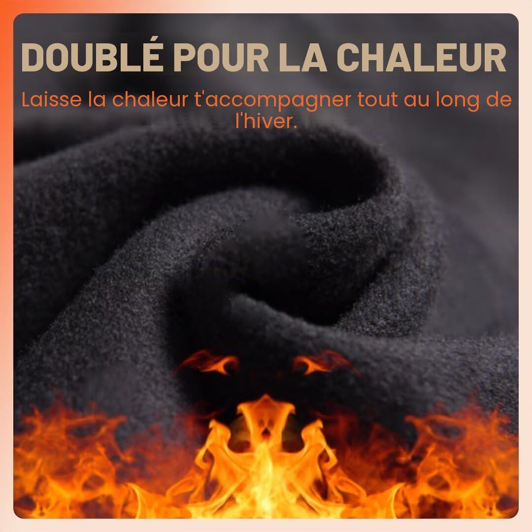 QGGQDD Legging de grossesse thermique pour femme - Taille haute - Legging chaud de grossesse - Hiver - Pour la maison, le sport