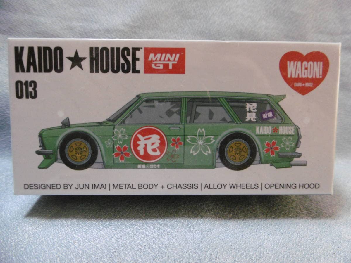 Amazon | 未 MINI GT KAIDO HOUSE 013 Datsun KAIDO 510 Wagon Hanami