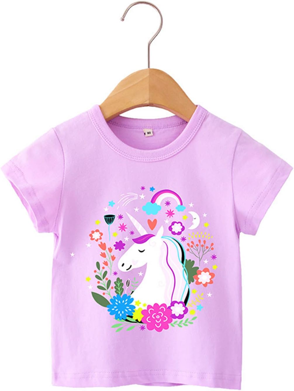 POSICHET Shirt Kids Short Sleeve Boys Girls, Children Clothing Boys Short-Sleeved T-Shirt Summer Children Shirts Loose Round Neck Half-Sleeved Girls t-Shirt Birthday Gift