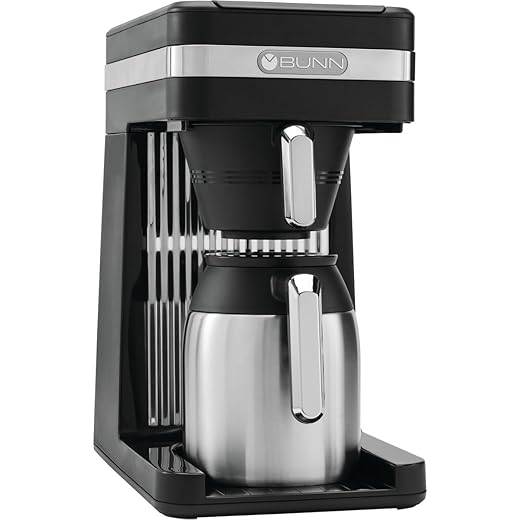 BUNN 55200 CSB3T Speed Brew Platinum Thermal Coffee Maker Stainless Steel, 10-Cup