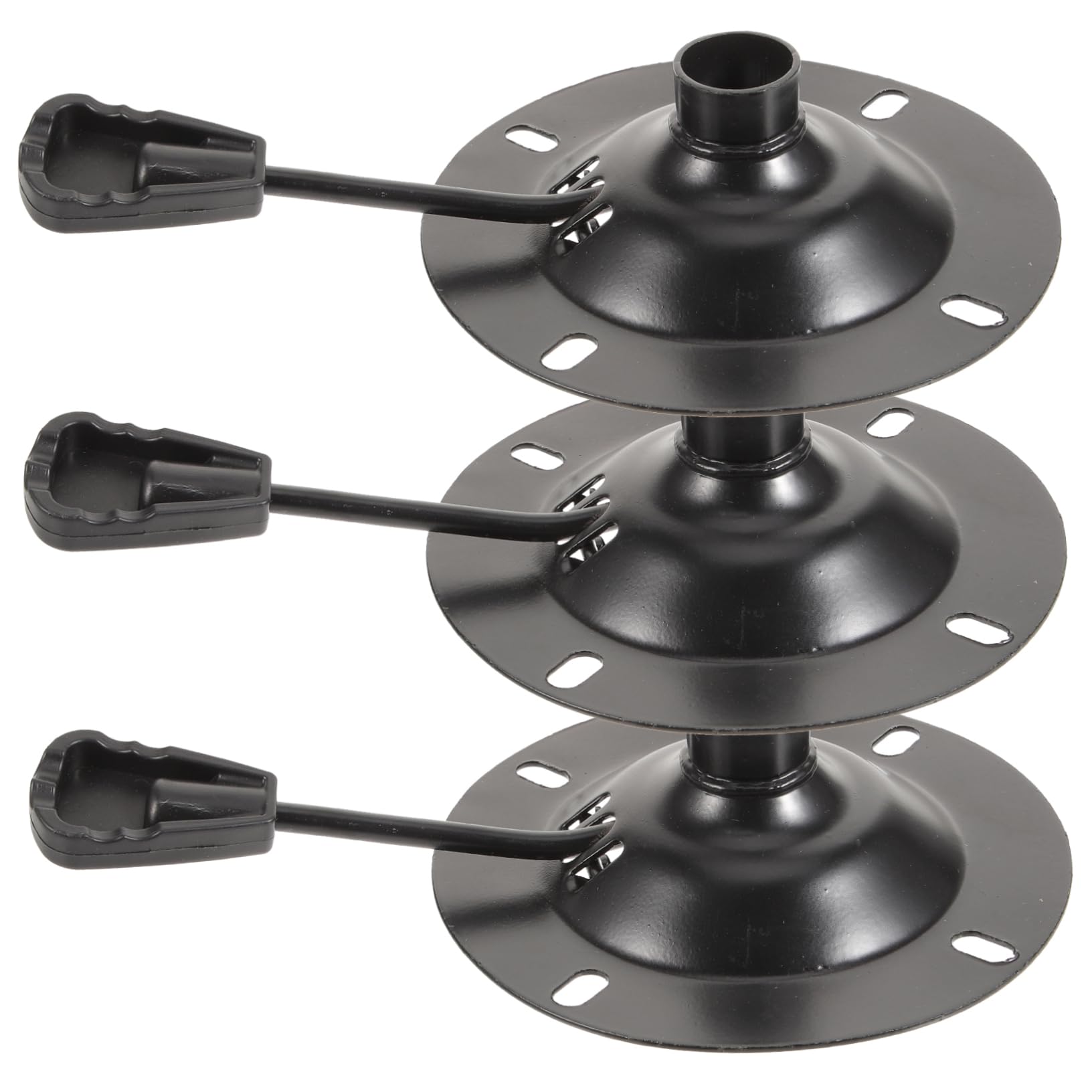 3pcs Swivel Chair Base Plate Replacement Round Tilt Control Mechanism for Office and Task Chairs Easy to Install Heavy Duty Parts