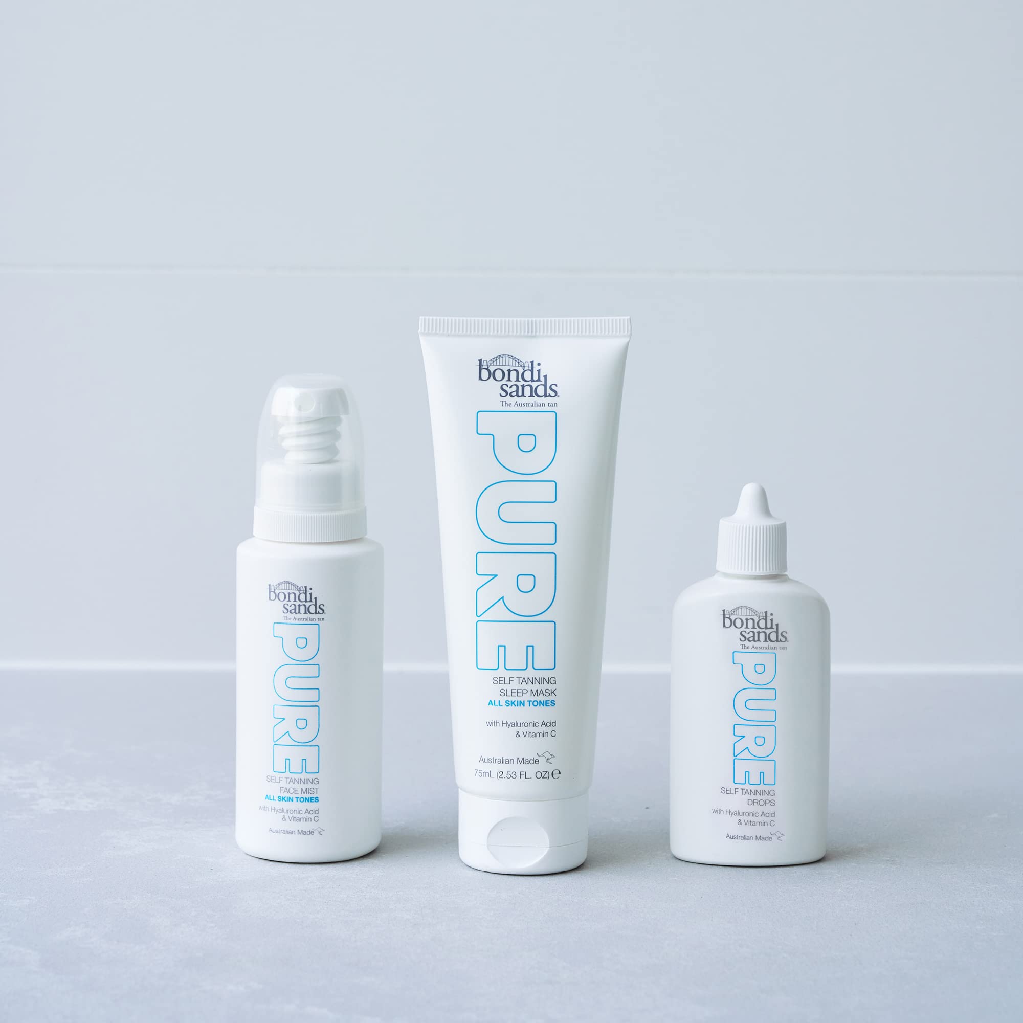 Bondi Sands Pure Tanning Face Mist, Opalająca mgiełka do twarzy