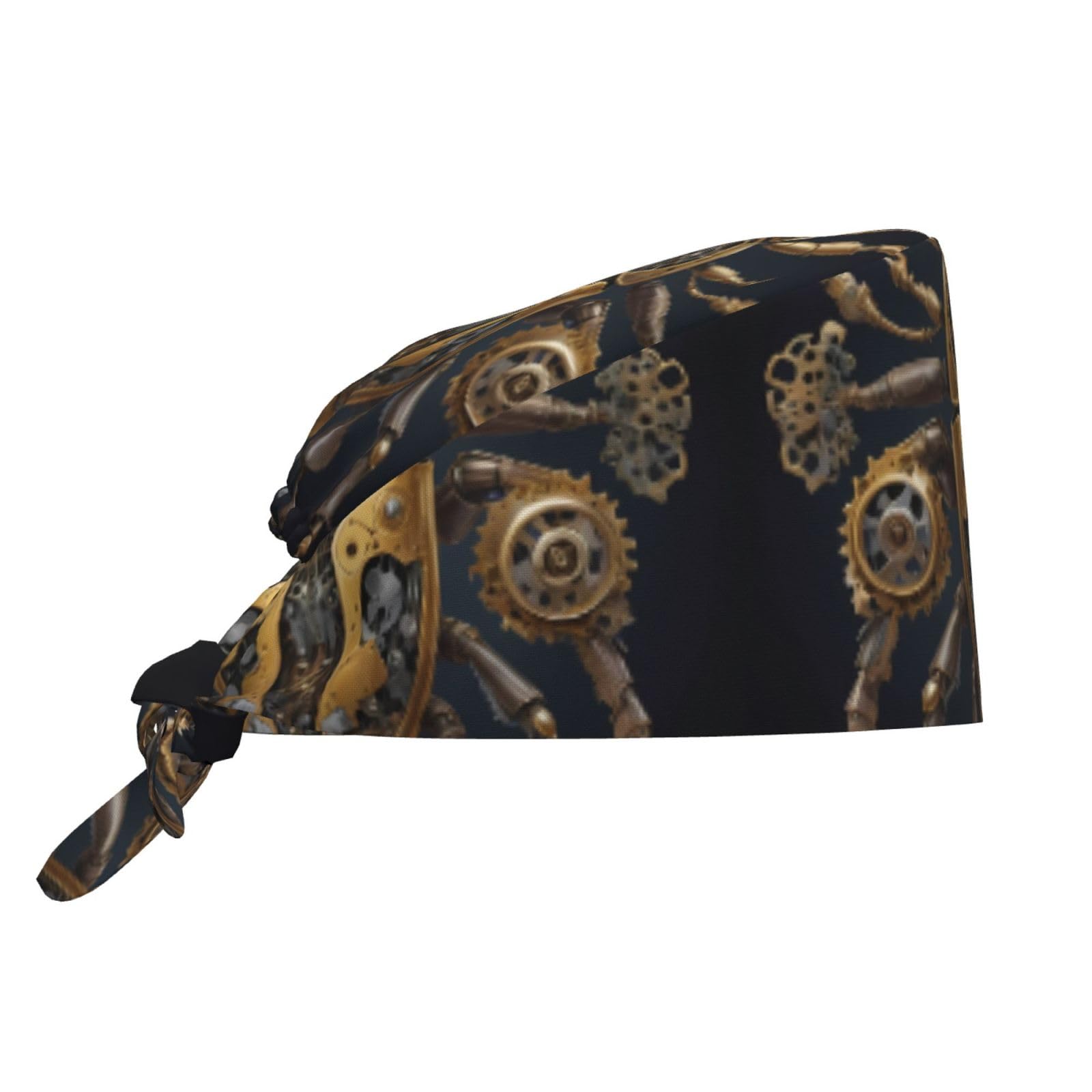 WZYWHJ Assembled Beetle Printing Cleaning Work hat Sweatband Suitable for Men and Women, Adjustable Elastic Strap Black
