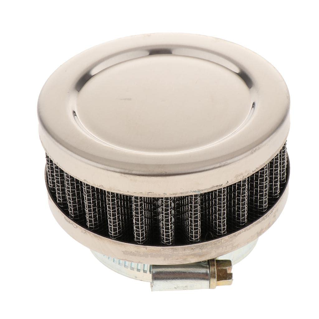 MYADDICTION Warm White Air Filter Turbo Vent Crankcase Breather for Pocket Bike-image-49