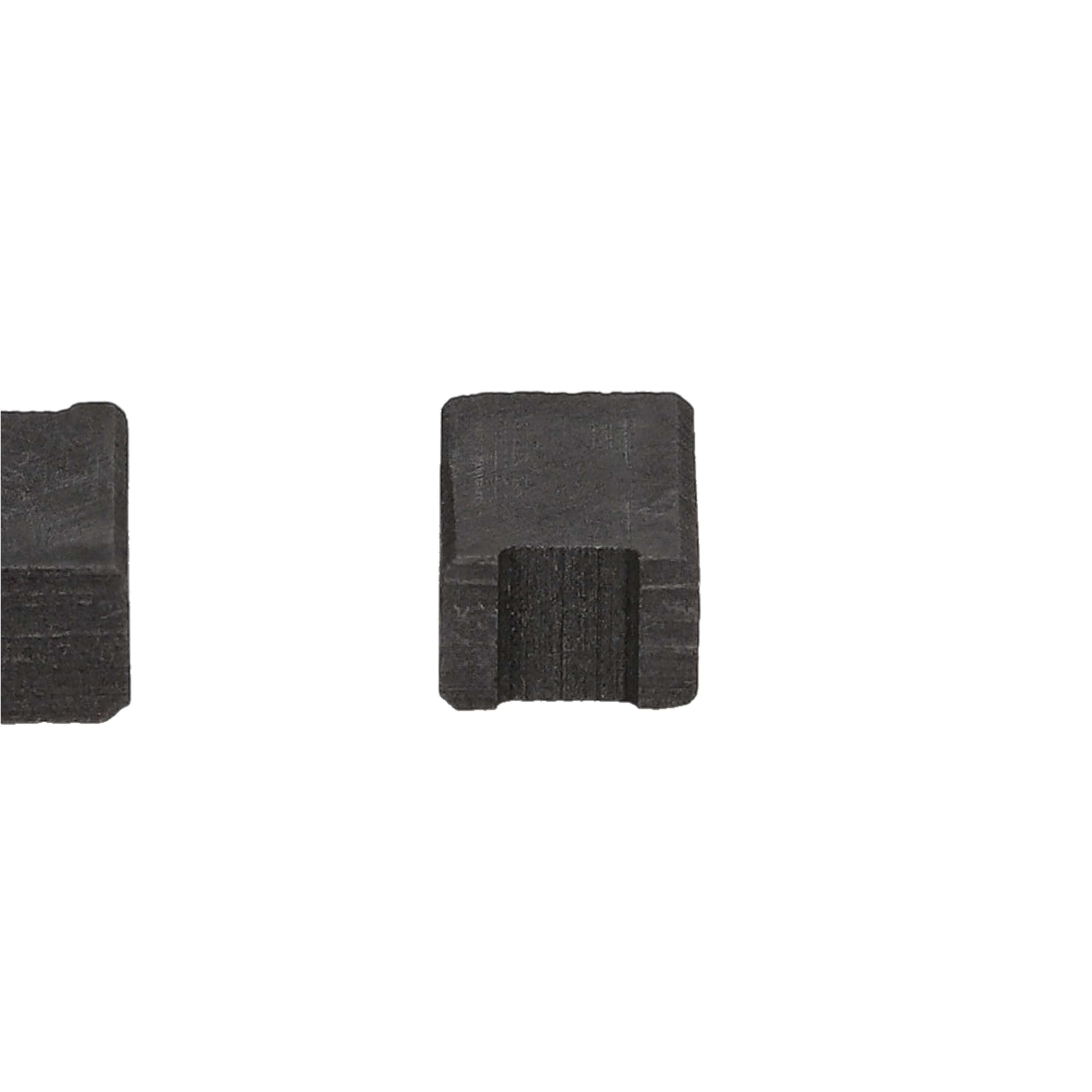vhbw 2 x szczotka węglowa, węgiel do szlifowania, 4 x 6 x 10 + 4 x 6 x 9,15 mm, kompatybilna z ekspresem do kawy Siemens EQ, EQ5, EQ6, EQ7, EQ8