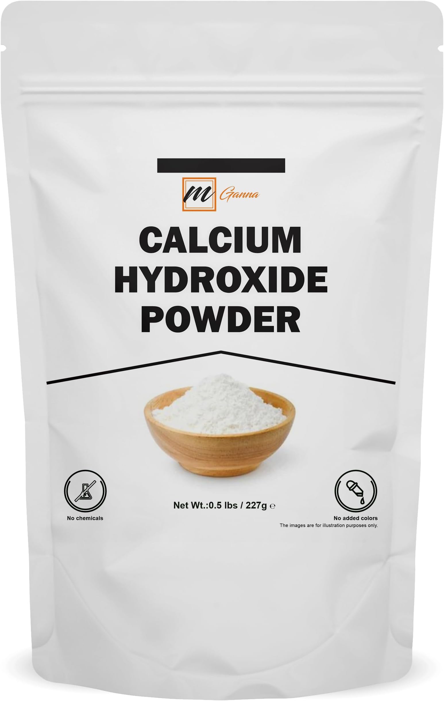 100% Natural Calcium Hydroxide Powder for Food & Cosmetics 227 GMS / 0.5 LBS